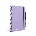 Uitwisbaar notitieboek A5 softcover Veluwe lila