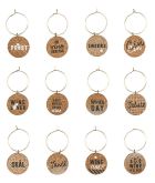 cook & STYLE glasmarkers kurk set van 12