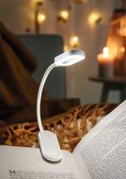 libri_x LED leeslamp met clip USB oplaadbaar wit