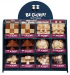Be clever! Smart Puzzels blank hout maxi 6 assorti