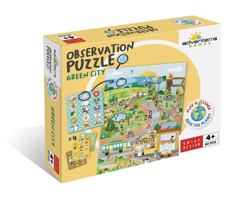 Observation Puzzle Green City